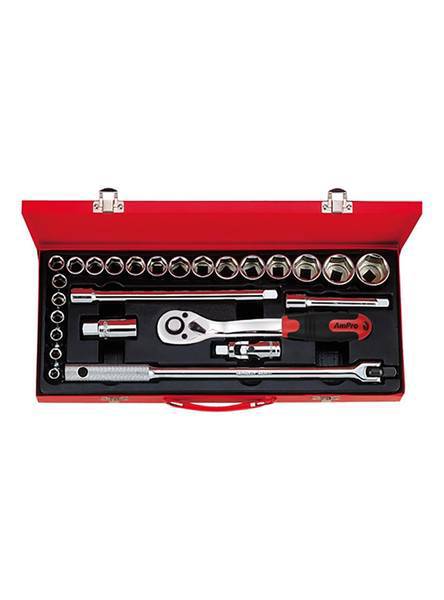 PADRUNVÕTMETE KOMPLEKT 1/2" 26 osa AmPro