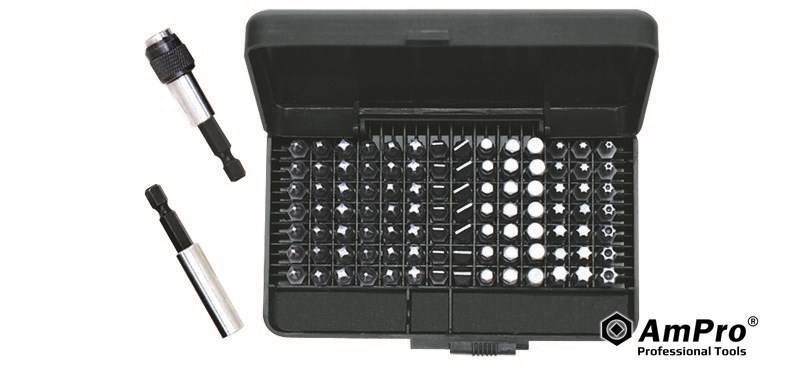 OTSIKUTE KOMPLEKT 1/4" 100osa AmPro