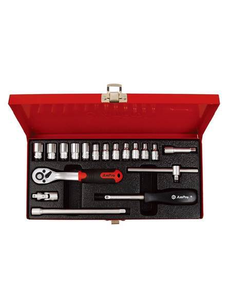 PADRUNIKOMPLEKT 1/4" 18 osa AmPro