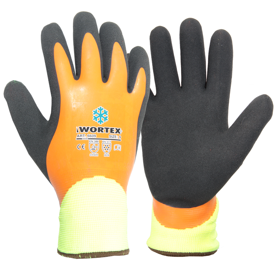 WORTEX 6608…6612 veekindlad latekskattega talvekindad