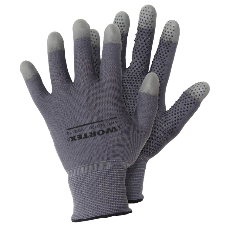 WORTEX WG120 PVC mikropunktidega kindad