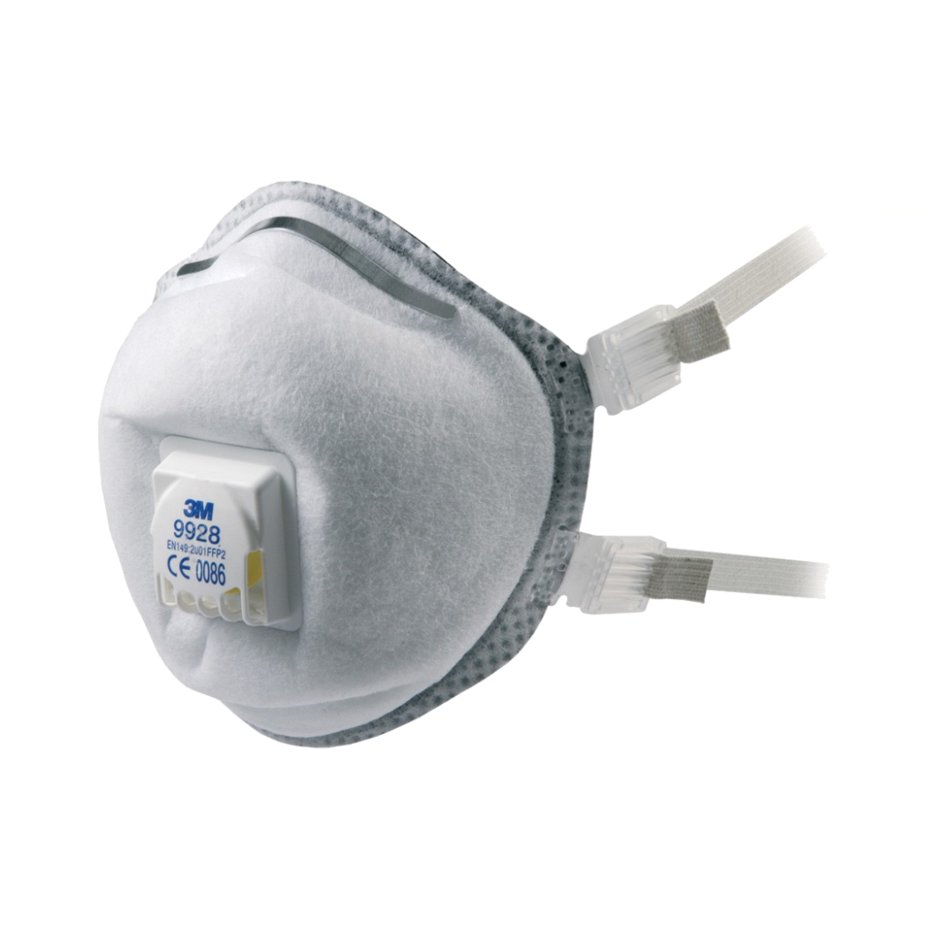 3M 9928 FFP2S respiraator klapiga keevitajale