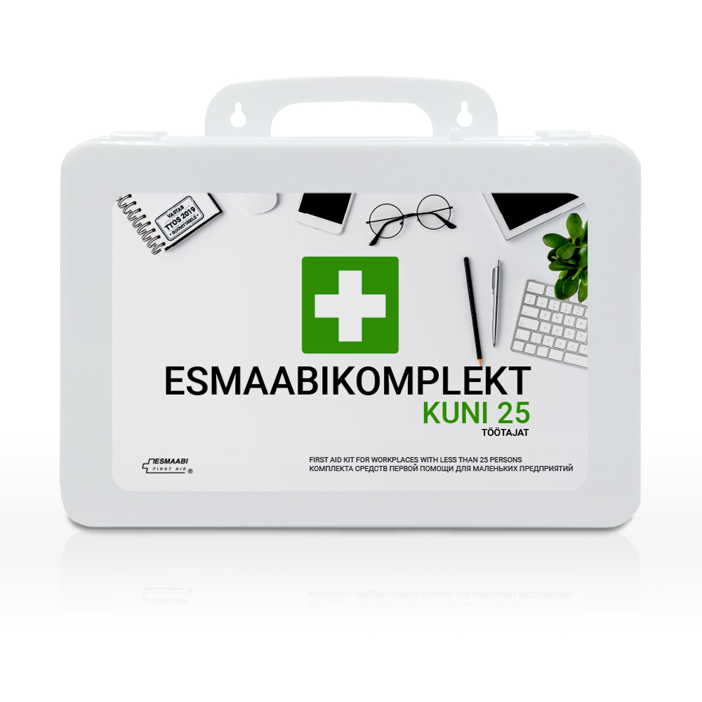 Esmaabikomplekt ettevõttesse, kuni 25 inimest
