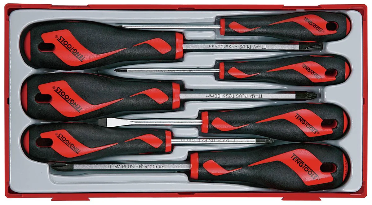 Kruvitsakomplekt 7osaline TengTools TT917N