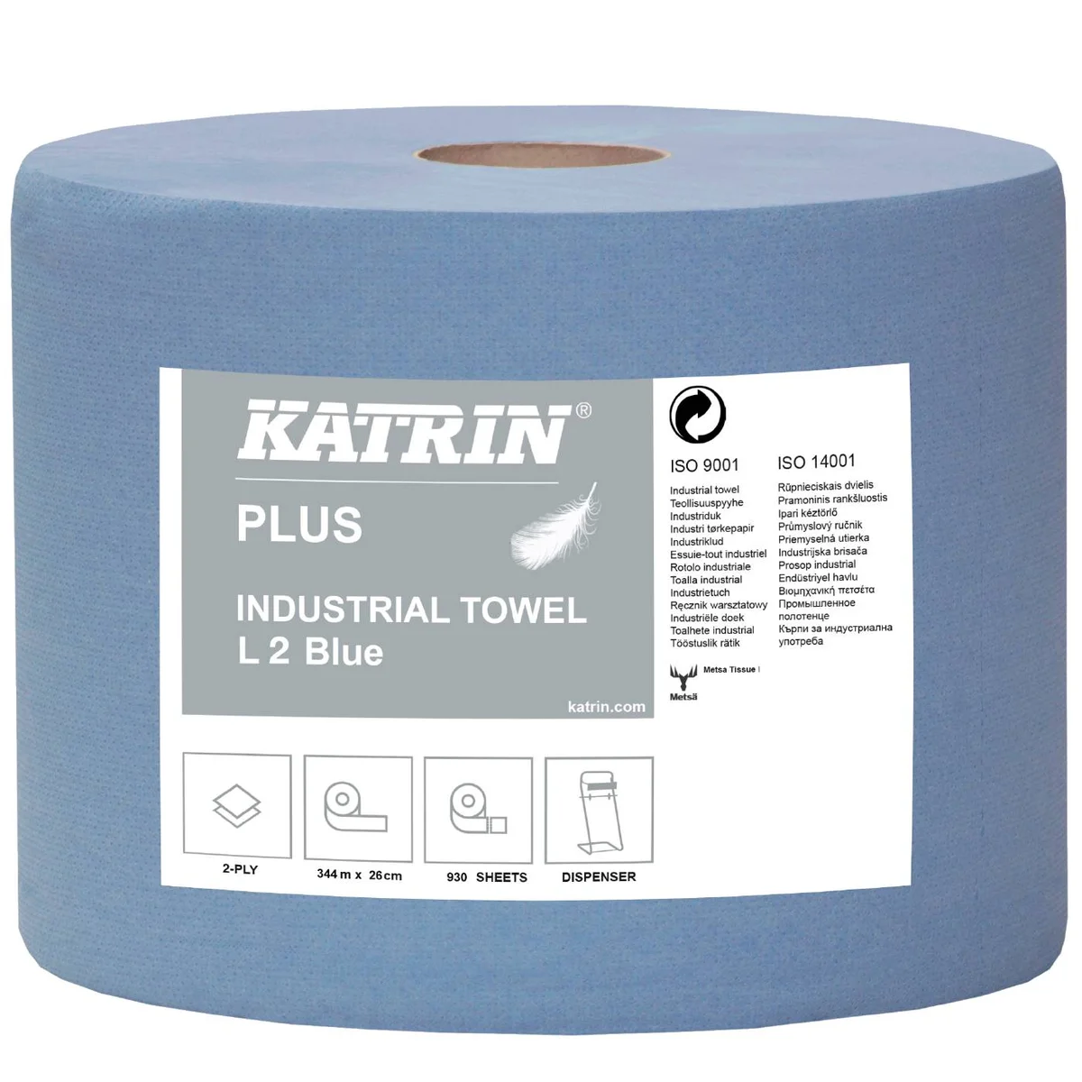 Paberrätik 2- kihiline Plus L2 sinine 44722
