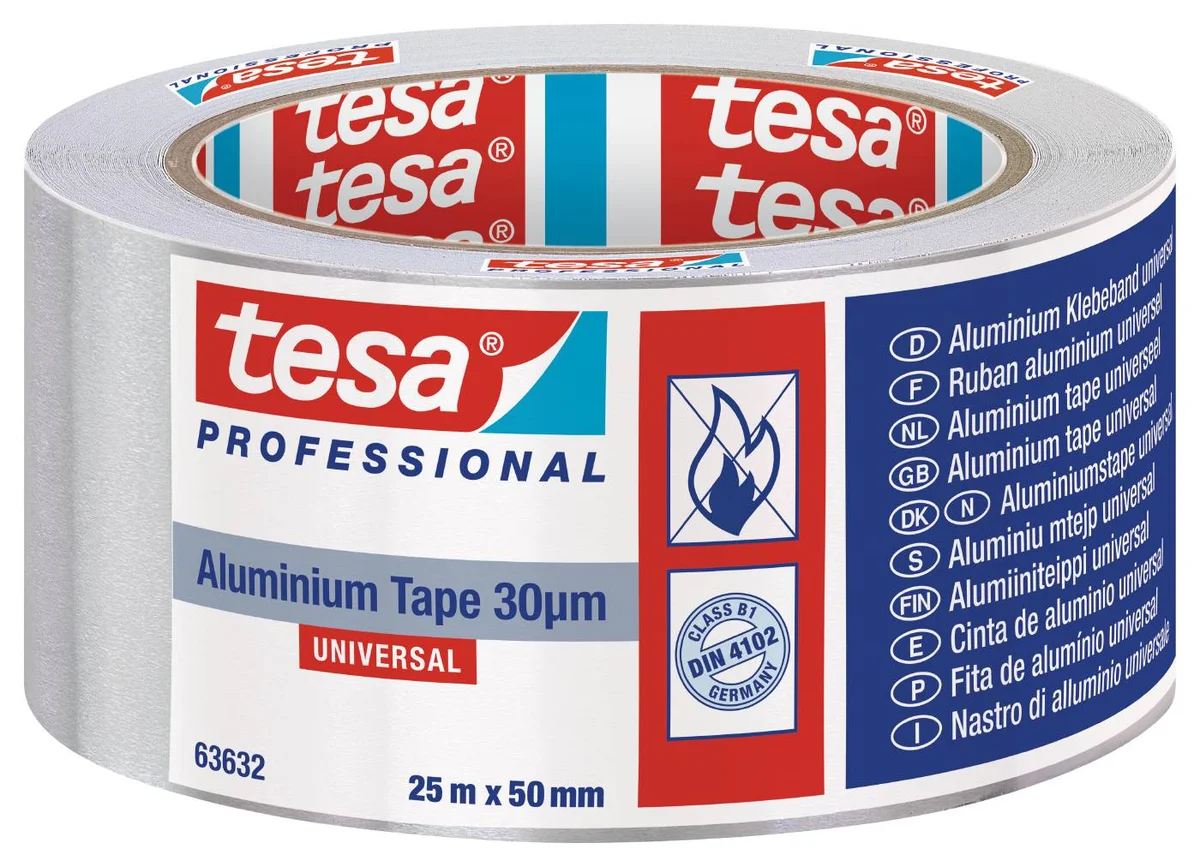 Alumiiniumteip 30U 50mmx25m Tesa 63632