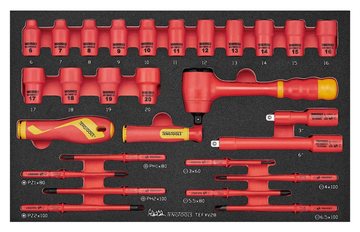 Tööriistakomplekt 1000V 28osal Teng Tools
