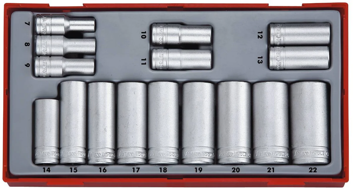 3/8″ pikkade padrunite komplekt TengTools TT3816