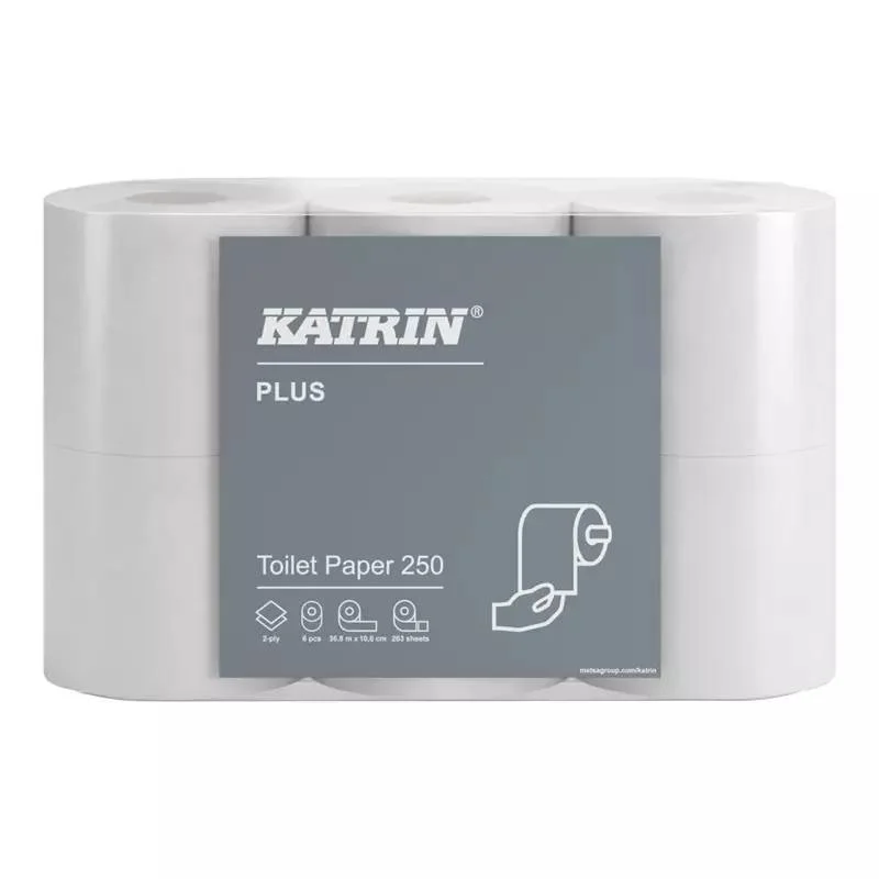 Tualettpaber Plus 250 Katrin