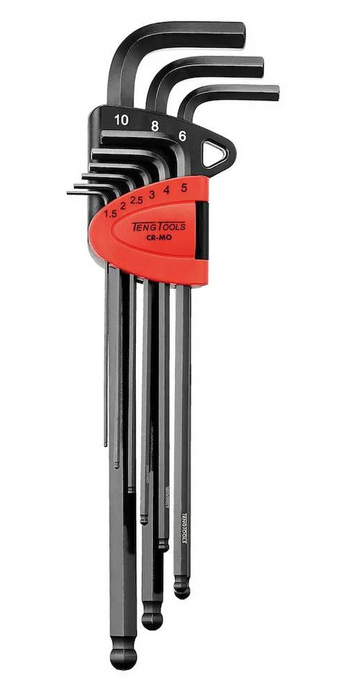 Kuuskantvõtmete komplekt pikk 1,5-10mm TengTools