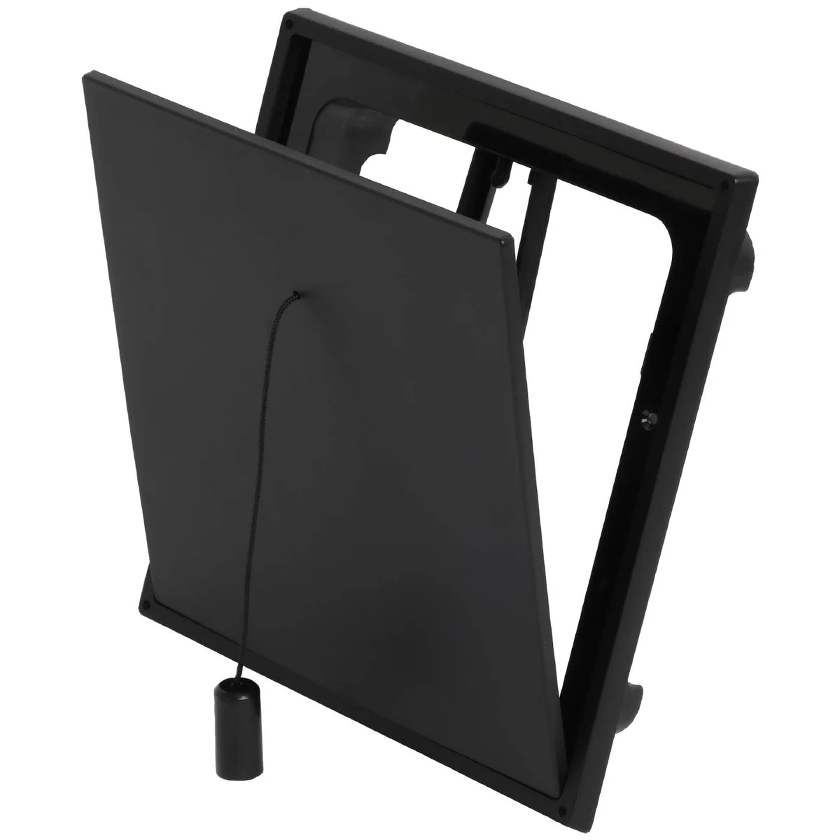 Klapp kattega plast 150x150 mm must Flexit