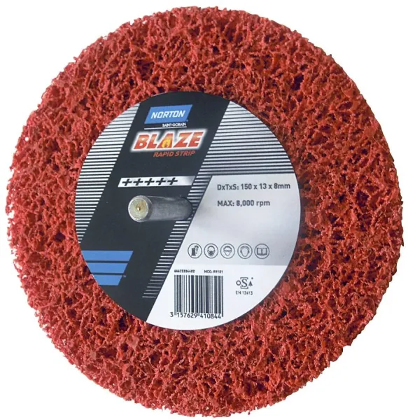Lihvnailonketas spindliga Norton Bear-Tex Blaze Rapid Strip